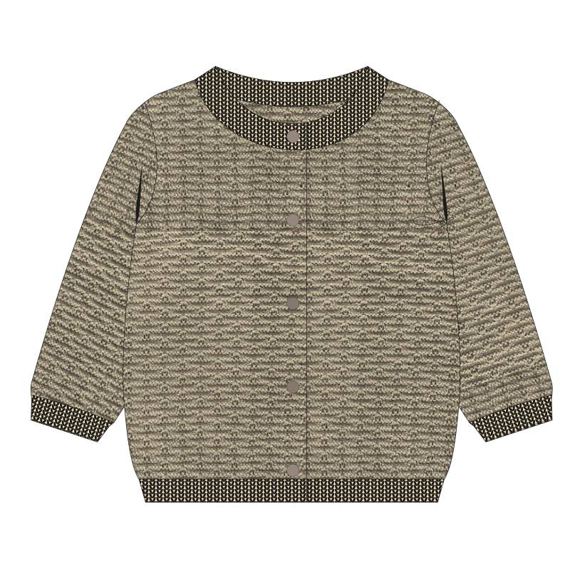 STACCATO - Md.-Strickjacke nature mel. von STACCATO