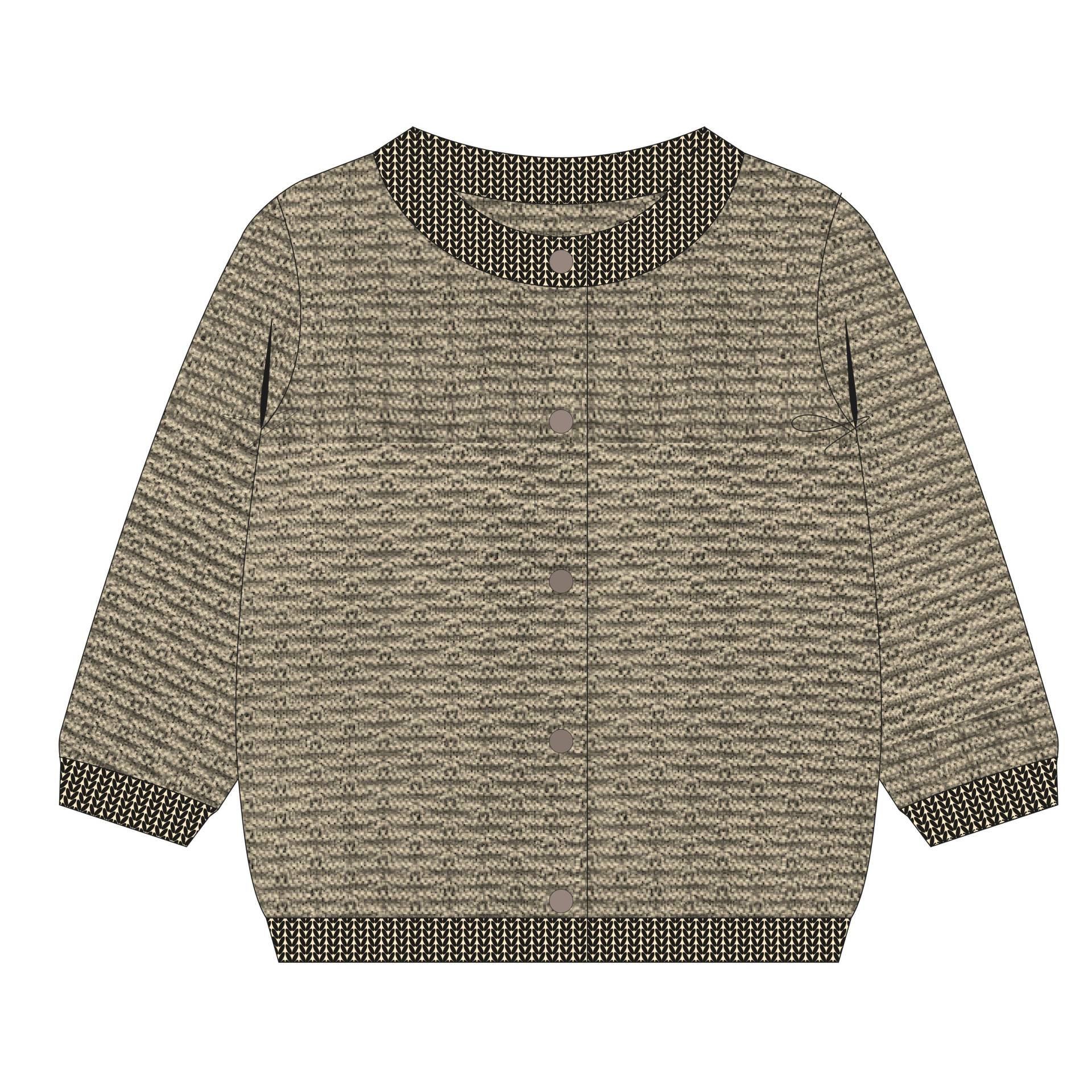 STACCATO - Md.-Strickjacke nature mel. von STACCATO