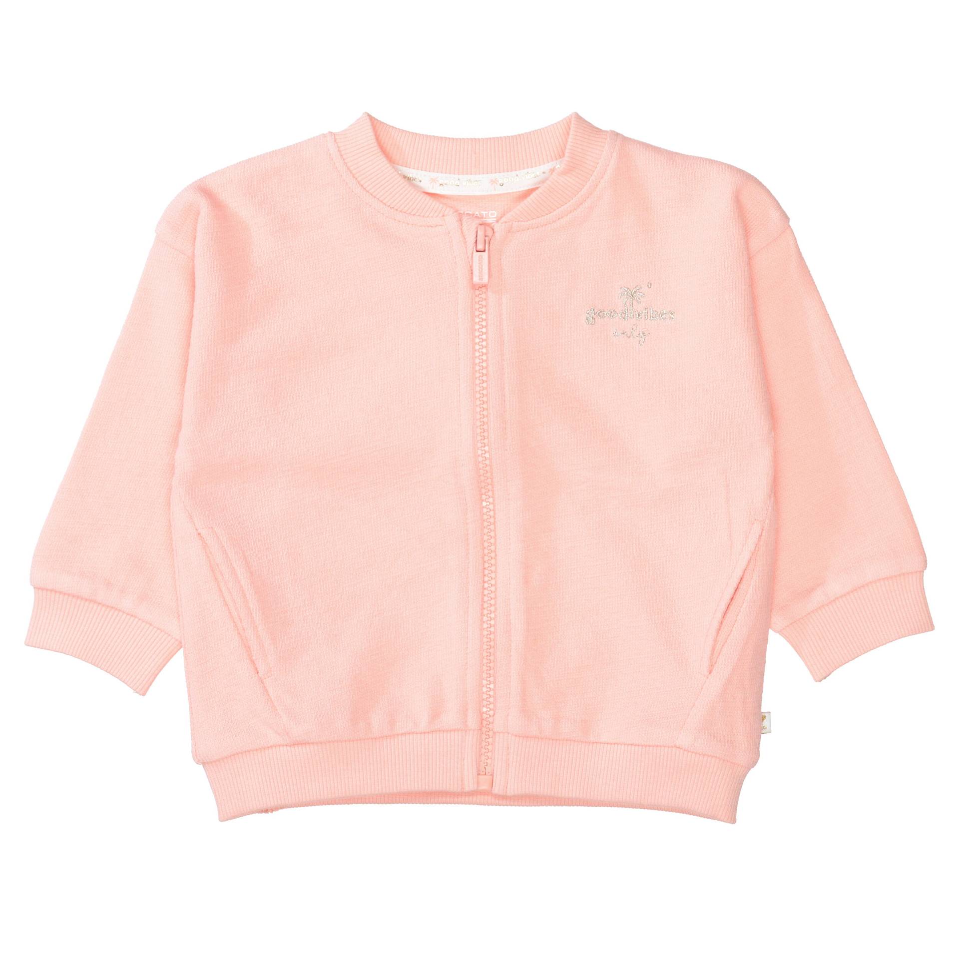 STACCATO - Md.-Sweatjacke peach cream struc. - Gr. - 80 von STACCATO