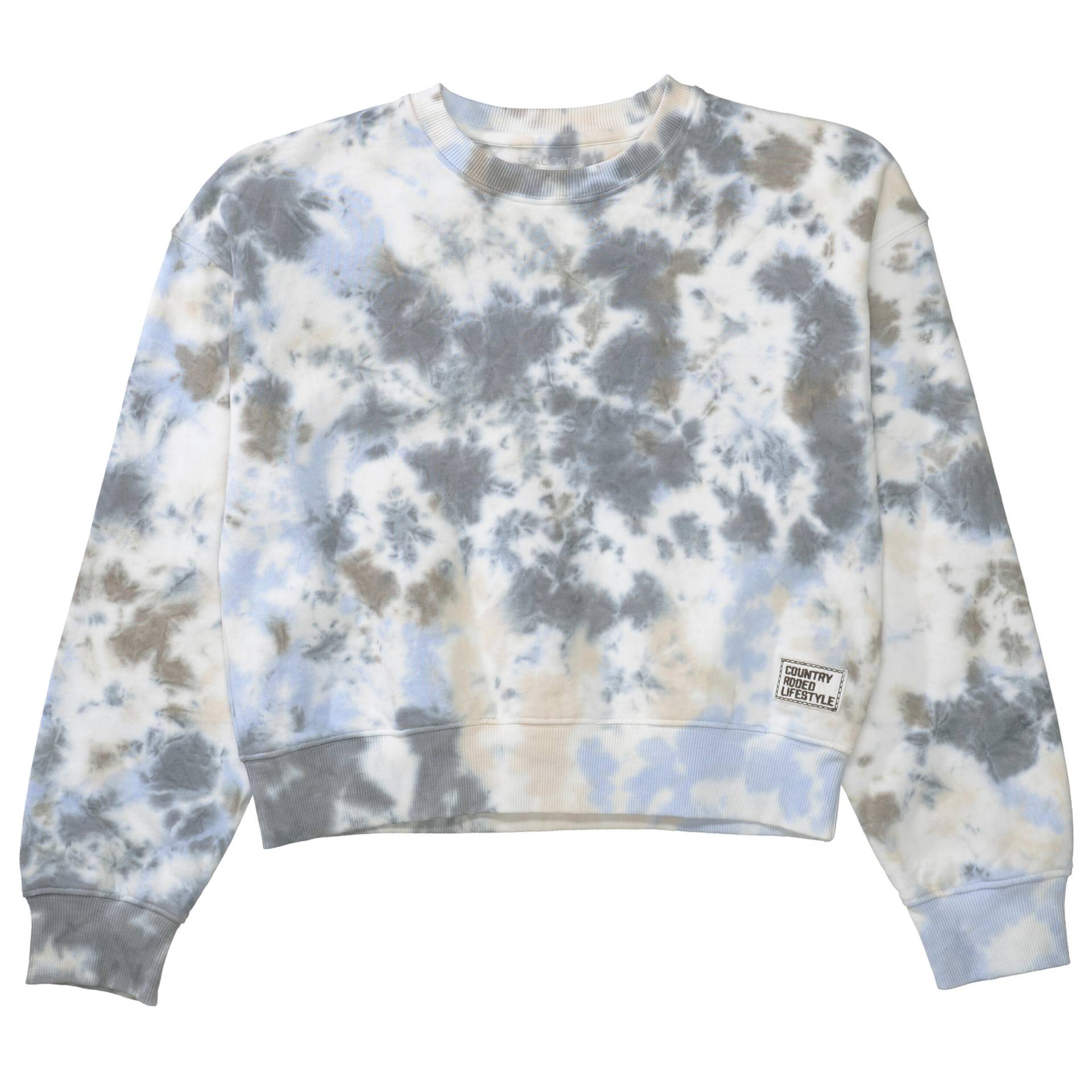 STACCATO - Md.-Sweatshirt sky blue batik - Gr. - 164 von STACCATO