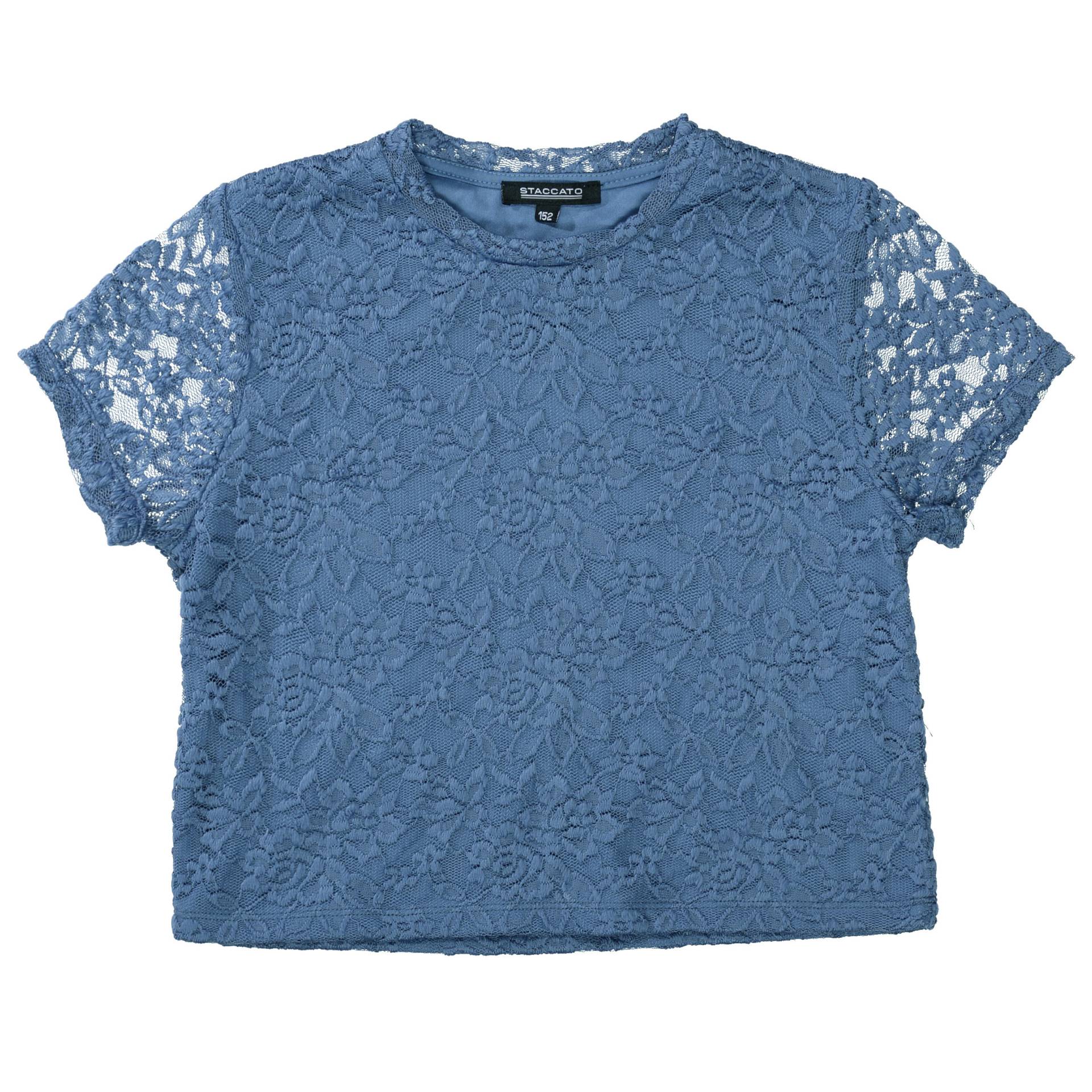 STACCATO - Md.-T-Shirt, Spitze deep blue - Gr. - 152 von STACCATO