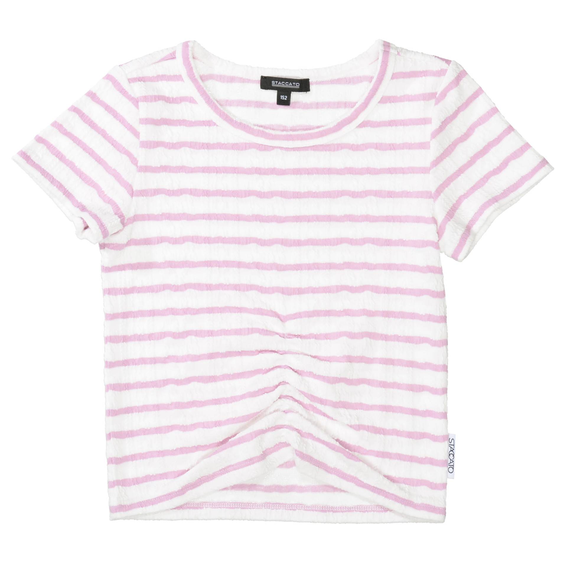 STACCATO - Md.-T-Shirt, Streifen orchid str - Gr. - 164 von STACCATO