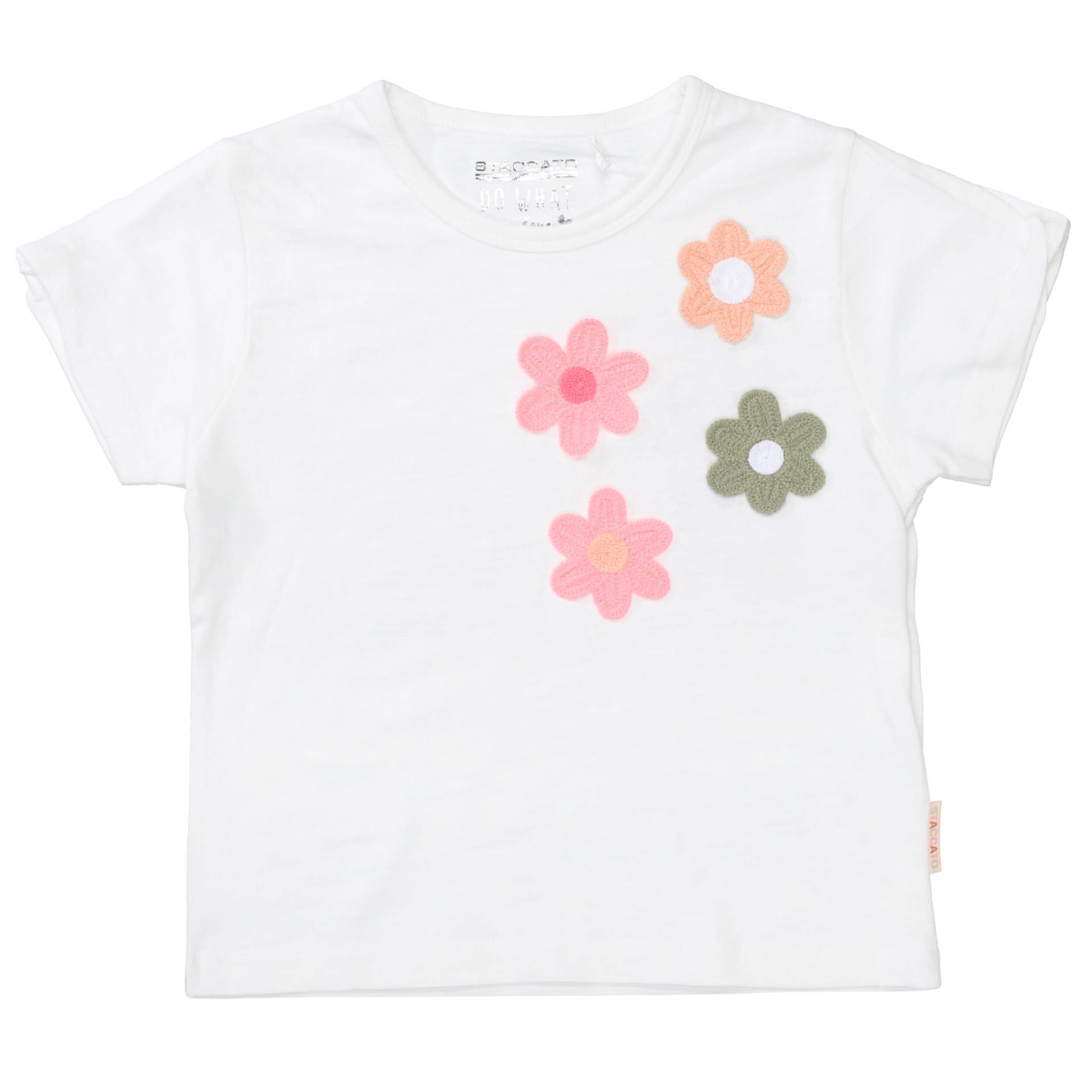 STACCATO - Md.-T-Shirt T-Shirt mit Blumen soft white von STACCATO