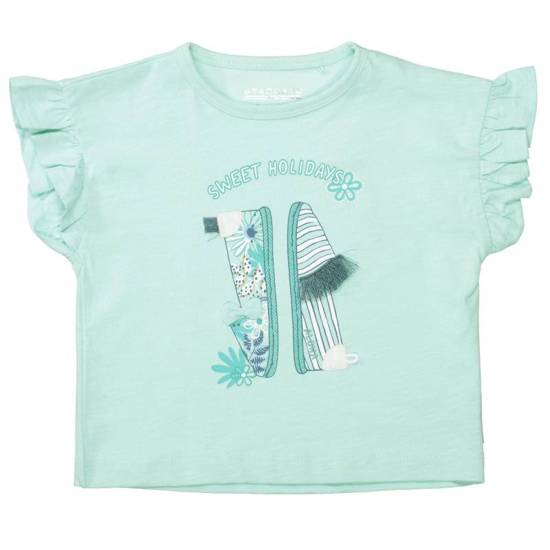 STACCATO - Md.-T-Shirt T-Shirt mit Print aqua von STACCATO