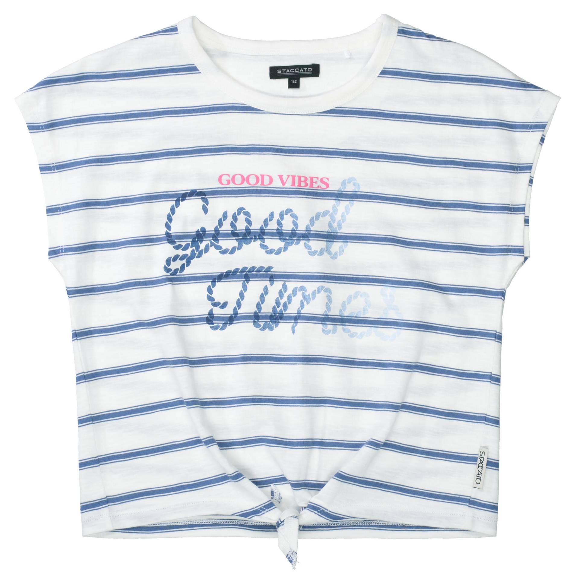 STACCATO - Md.-T-Shirt deep blue str. - Gr. - 164 von STACCATO