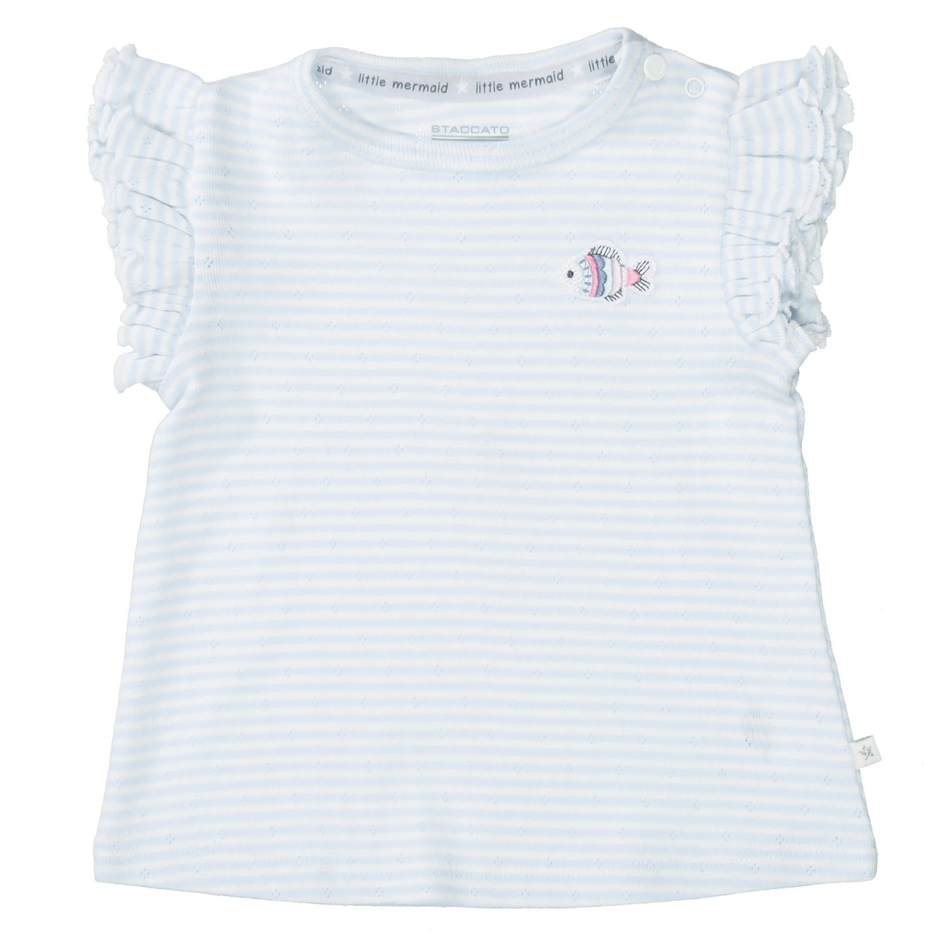 STACCATO - Md.-T-Shirt soft sky str. - Gr. - 68 von STACCATO