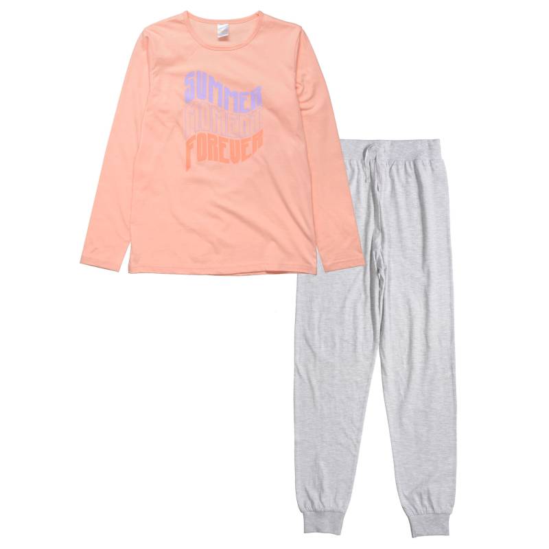 STACCATO - Pyjama mit Wording-Print s.peach aop?+i.gr.mel - Gr. - 152 von STACCATO