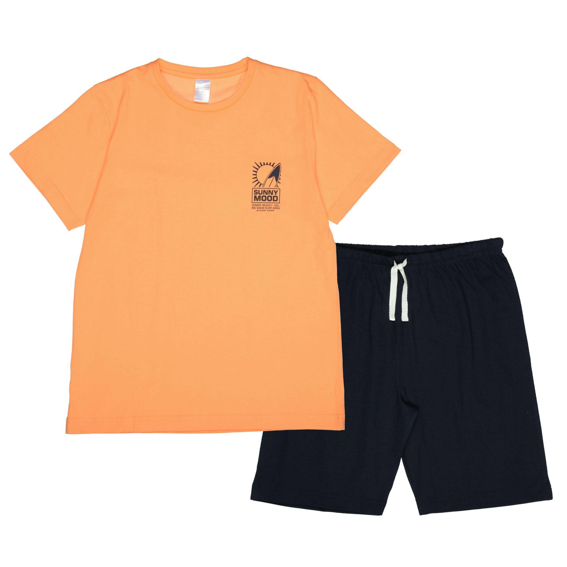 STACCATO - Shorty Pyjama sun orange?+dark navy - Gr. - 152 von STACCATO