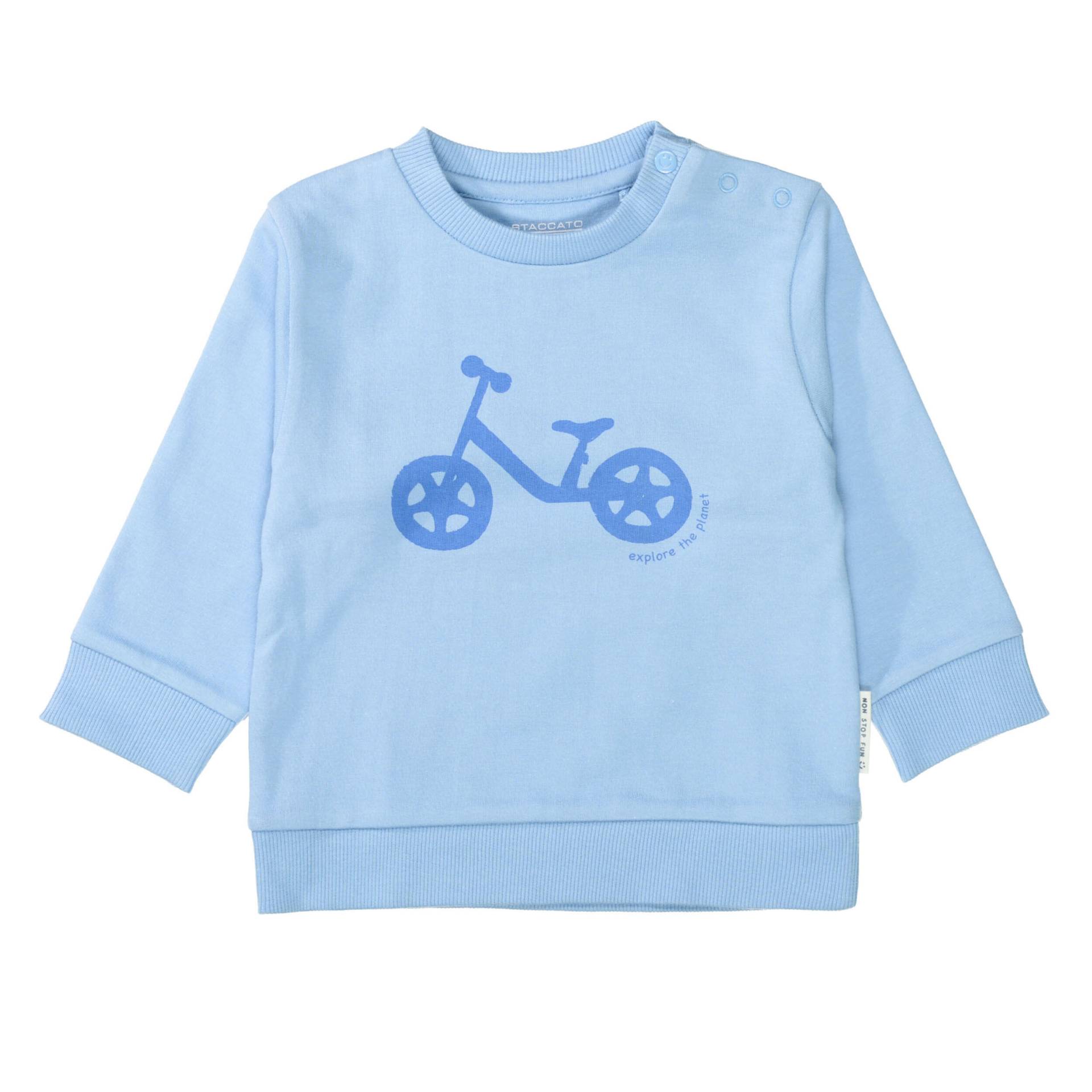 STACCATO - Sweatshirt mit Print light blue - Gr. - 68 von STACCATO