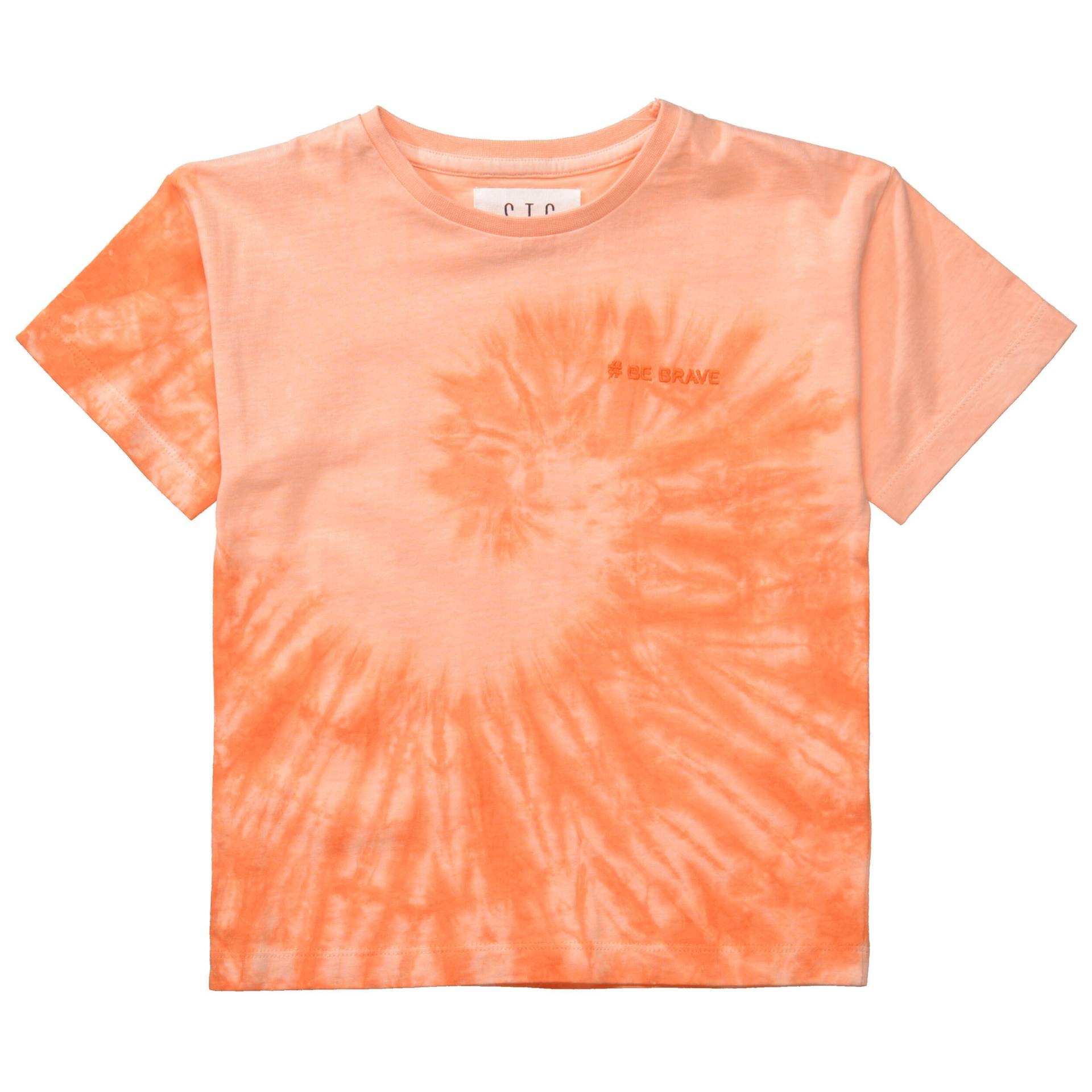 STACCATO - T-Shirt Oversized im Batik-Design orange-batik von STACCATO