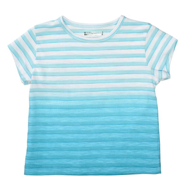 STACCATO - T-Shirt im Streifen-Design aqua-str von STACCATO