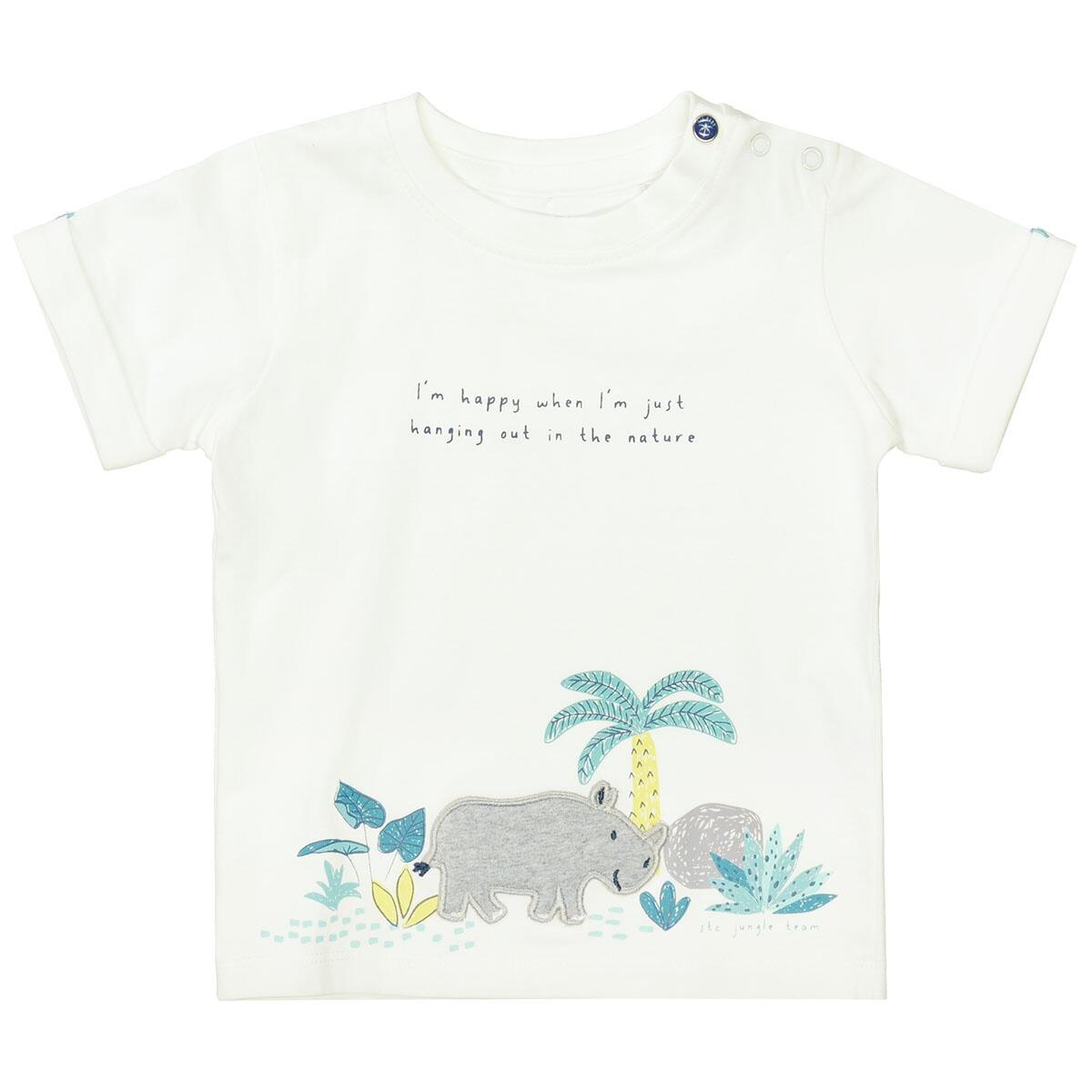 STACCATO - T-Shirt mit Applikationen offwhite - Gr. - 80 von STACCATO