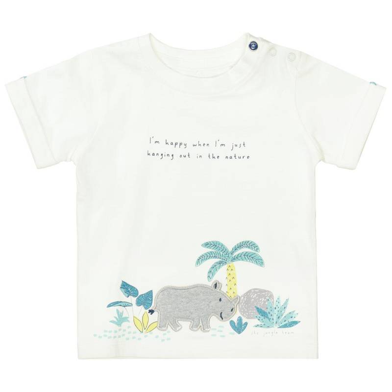 STACCATO - T-Shirt mit Applikationen offwhite - Gr. - 80 von STACCATO