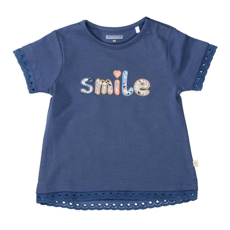 STACCATO - T-Shirt mit Wording blue - Gr. - 68 von STACCATO
