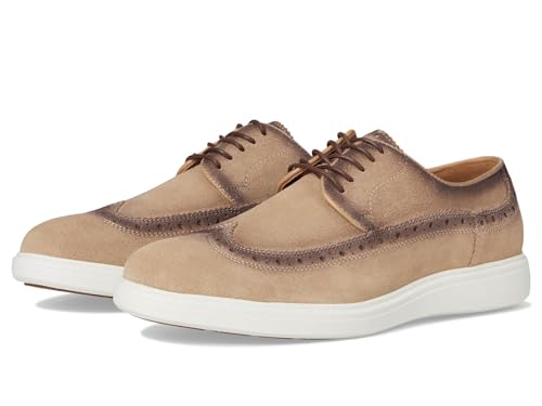 STACY ADAMS Herren Trudell Wingtip Lace Up Sneaker, Sand, 47 EU von Stacy Adams