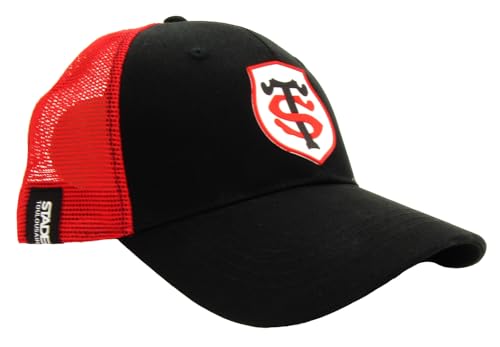 Stade Toulousain Toulouse-Kappe, offizielle Rugby-Kollektion, verstellbare Größe, Schwarz , Einheitsgröße Stade Toulousain Toulouse-Kappe, offizielle Rugby-Kollektion, verstellbare Größe, Schwarz , Einheitsgröße von STADE TOULOUSAIN