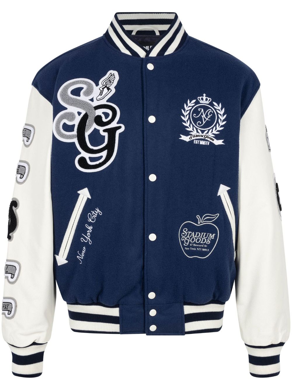 STADIUM GOODS® NYC Collegejacke - Blau von STADIUM GOODS®