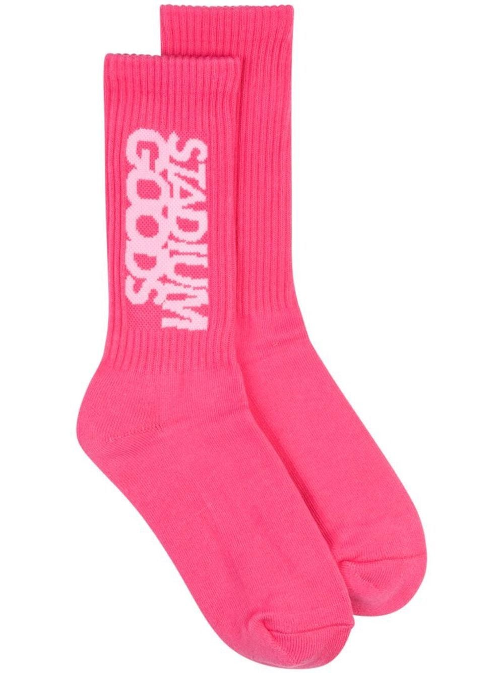 STADIUM GOODS® Socken mit Logo - Rosa von STADIUM GOODS®