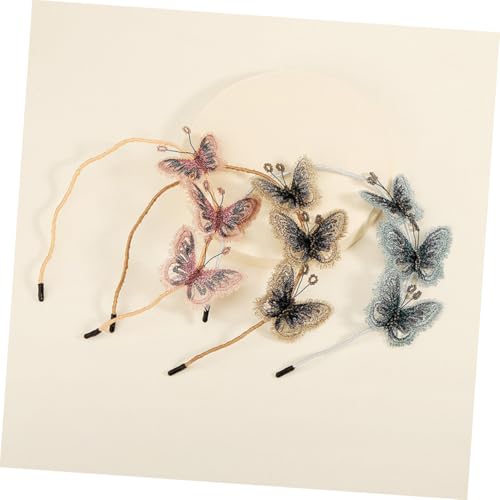 STAHAD Retro Schmetterling Haarband aus Nylon Originelles Leichtes Haarschmuck für Damen Mädchen Dekoratives Festival Stirnband Vielseitiges Komfortables Party Kopfschmuck von STAHAD