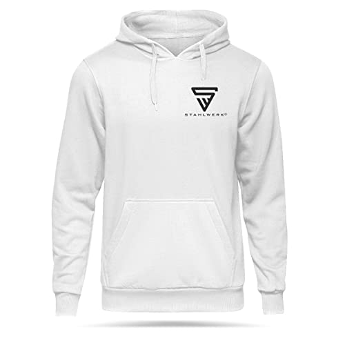 STAHLWERK Hoodie Kapuzenpulli Kapuzenpullover Weiß Größe L von STAHLWERK