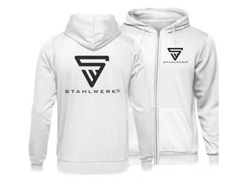 STAHLWERK Kapuzensweatjacke Hoodie / Kapuzenpullover / Kapuzenpulli / Sweatjacke (Packung, 1-tlg., Kapuzenpulli) durchgehender Reißverschluss von STAHLWERK