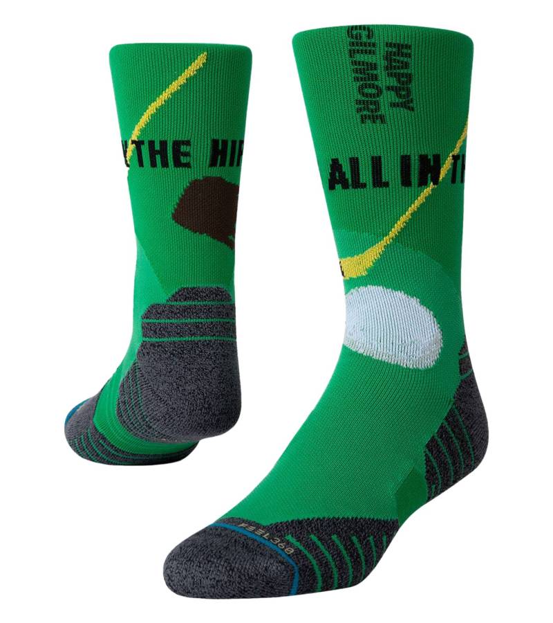STANCE Golf Happy Hips Crew-Socken mit Infiknit- und Feel360-Technologie Strümpfe A558A20HAP Grün von STANCE