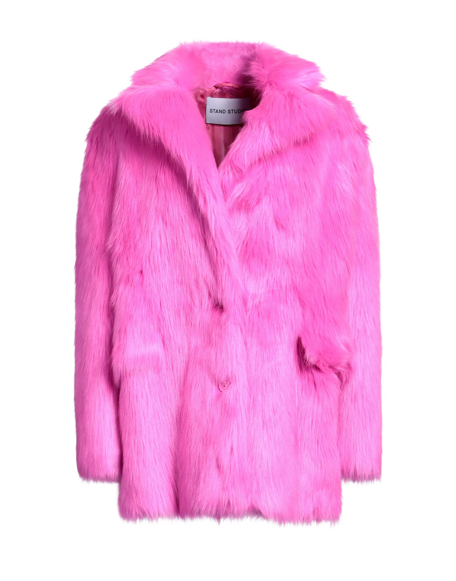 STAND STUDIO Shearling- & Kunstfell Damen Fuchsia von STAND STUDIO