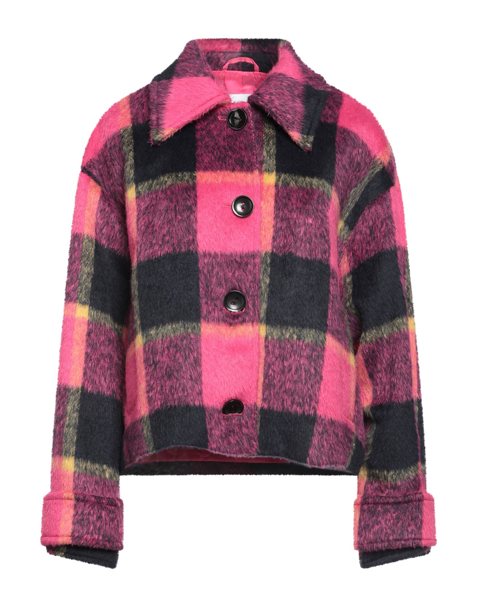 STAND STUDIO Shearling- & Kunstfell Damen Fuchsia von STAND STUDIO