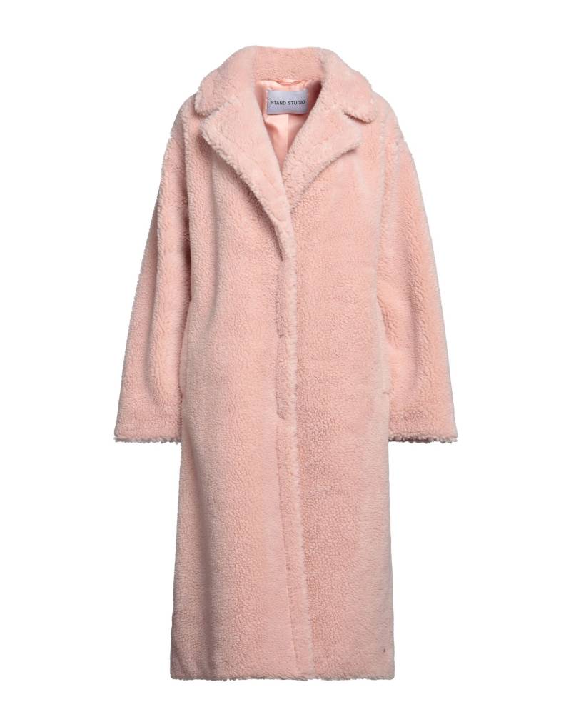 STAND STUDIO Shearling- & Kunstfell Damen Hellrosa von STAND STUDIO