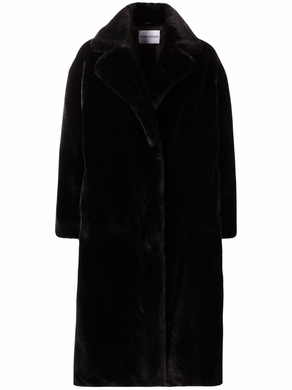 STAND STUDIO Mantel aus Faux Fur - Schwarz von STAND STUDIO