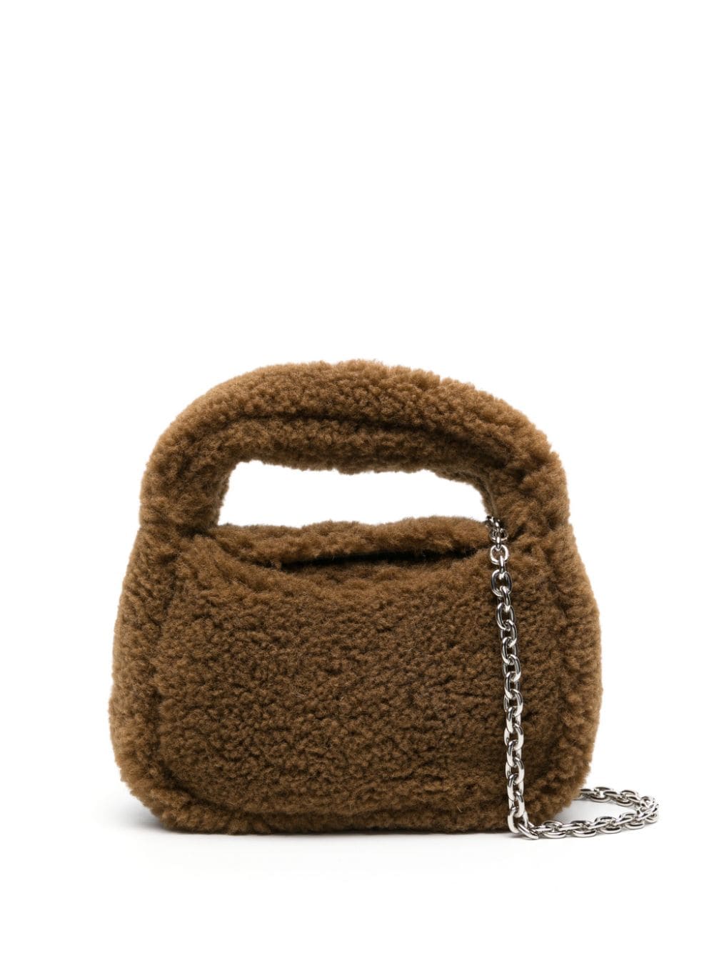 STAND STUDIO Minnie Fur Handtasche - Blau von STAND STUDIO