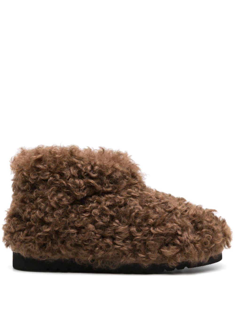 STAND STUDIO Stiefel aus Faux Shearling - Braun von STAND STUDIO