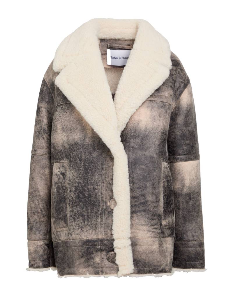 STAND STUDIO Shearling- & Kunstfell Damen Blei von STAND STUDIO