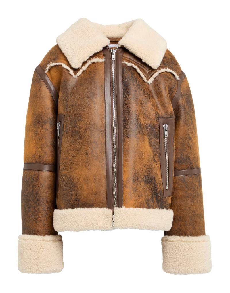 STAND STUDIO Shearling- & Kunstfell Damen Braun von STAND STUDIO