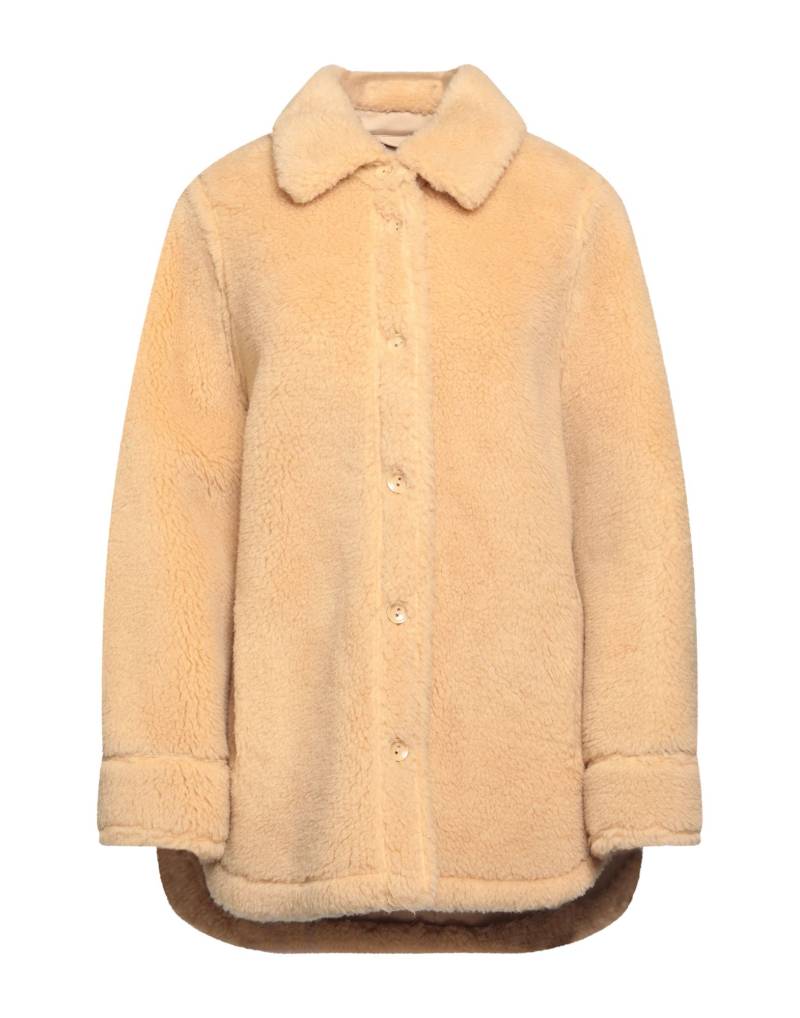 STAND STUDIO Shearling- & Kunstfell Damen Kamel von STAND STUDIO