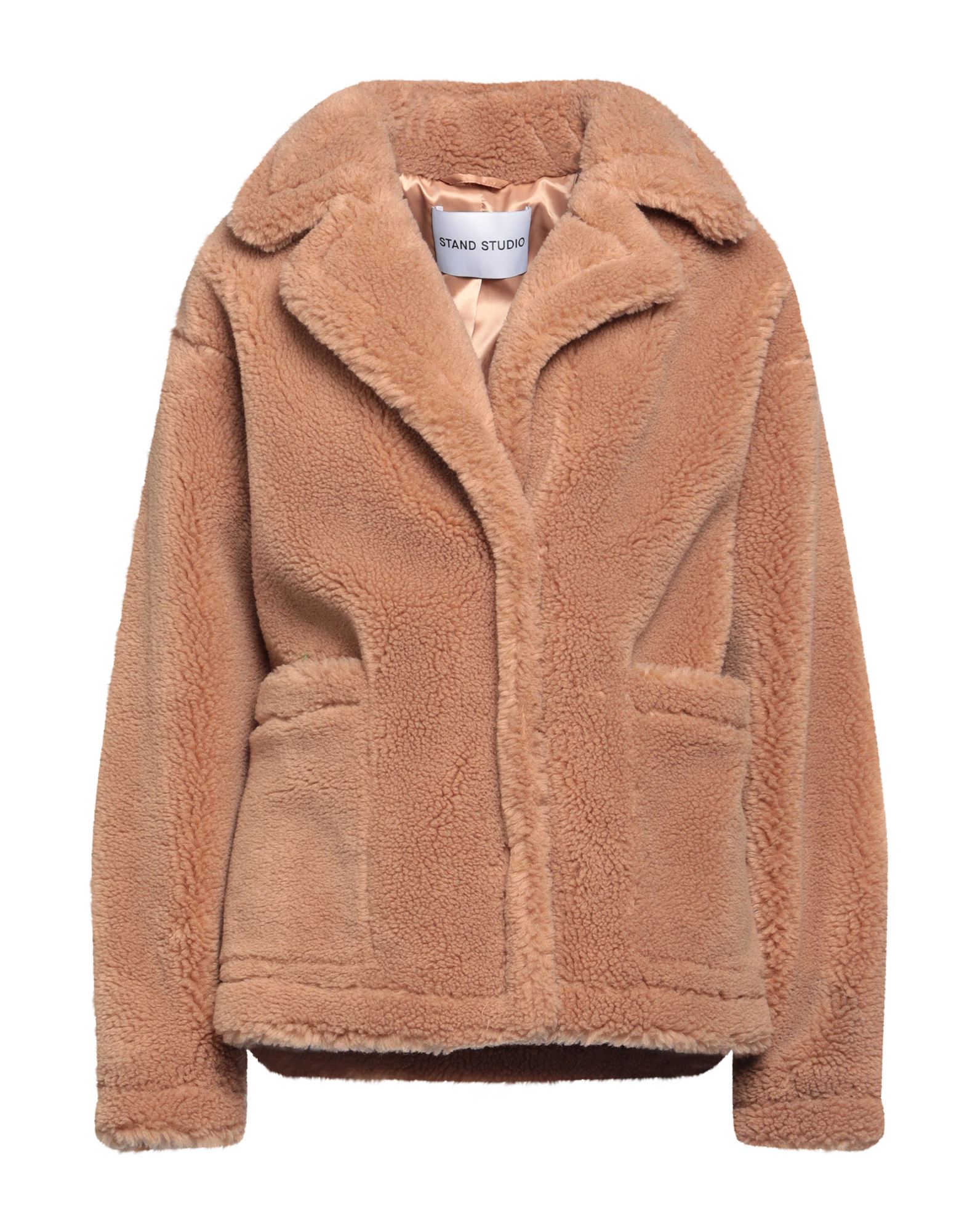 STAND STUDIO Shearling- & Kunstfell Damen Kamel von STAND STUDIO