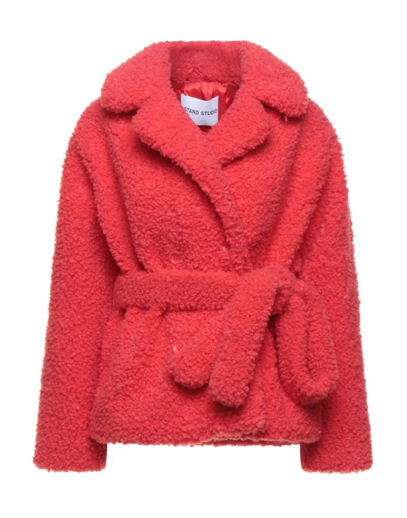 STAND STUDIO Shearling- & Kunstfell Damen Rot von STAND STUDIO
