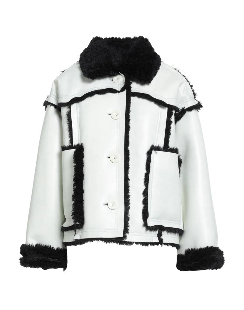 STAND STUDIO Shearling- & Kunstfell Damen Säuregrün von STAND STUDIO