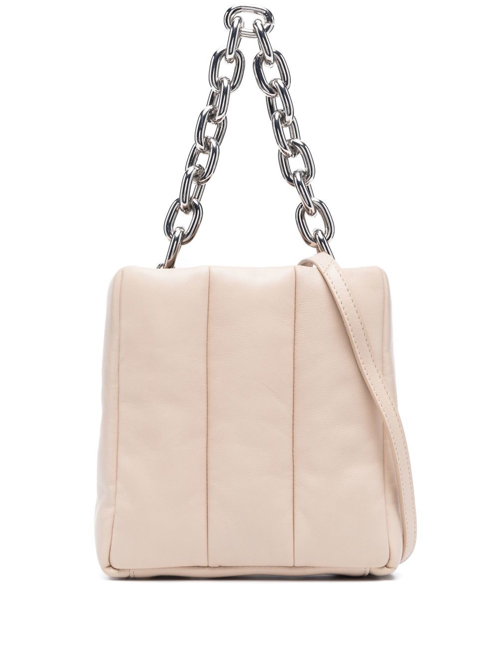 STAND STUDIO Gesteppter Shopper mit Kettenhenkeln - Nude von STAND STUDIO