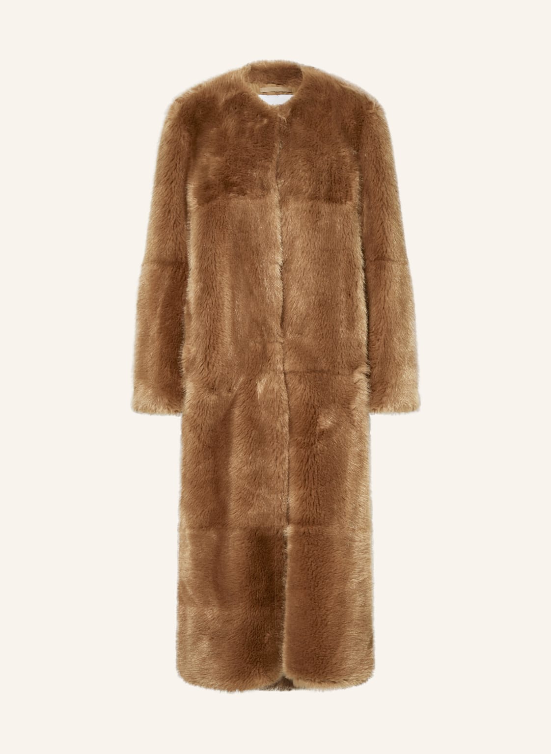 Stand Studio Kunstfell-Mantel Hilma braun von STAND STUDIO