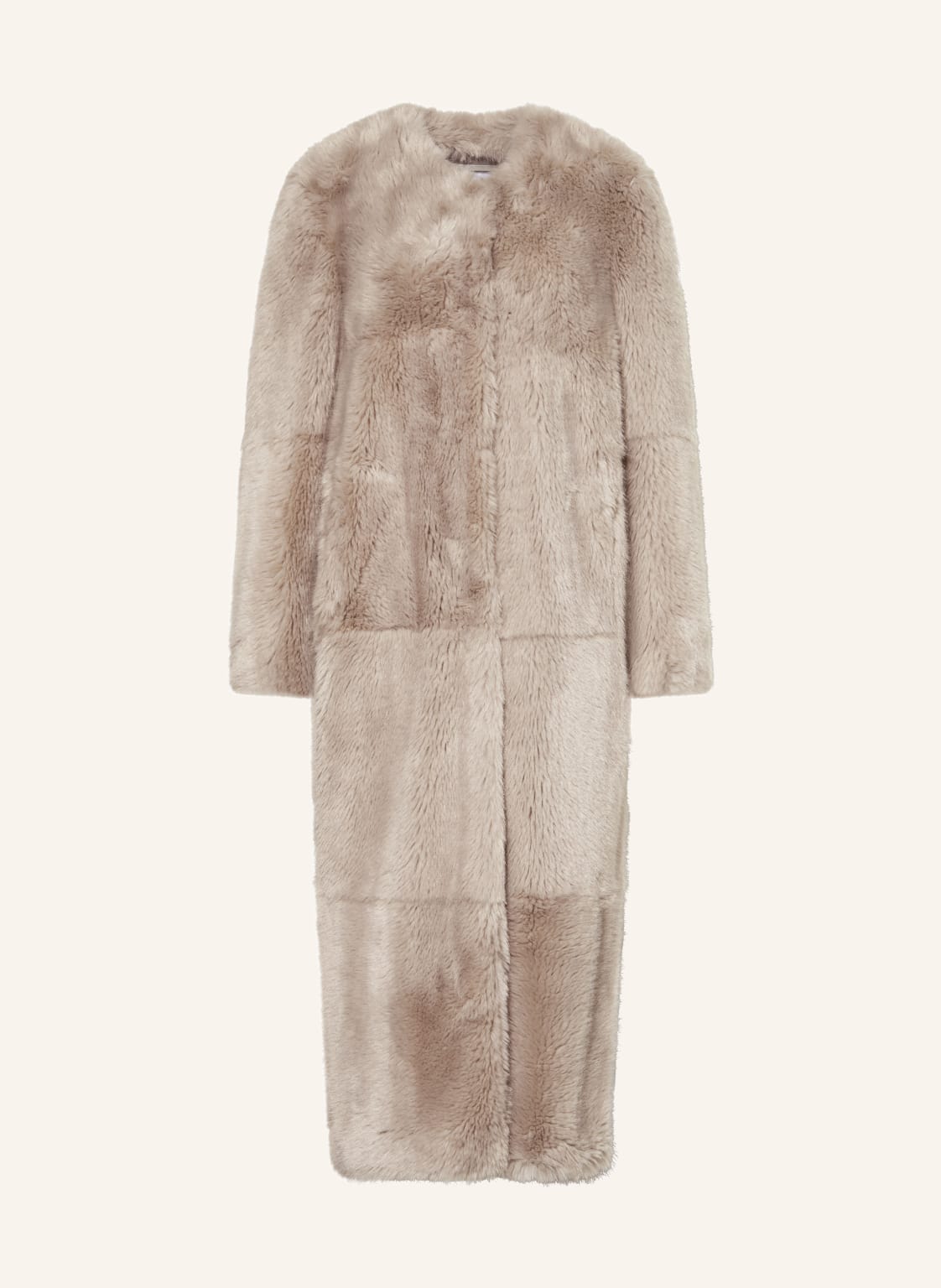 Stand Studio Kunstfell-Mantel Hilma grau von STAND STUDIO