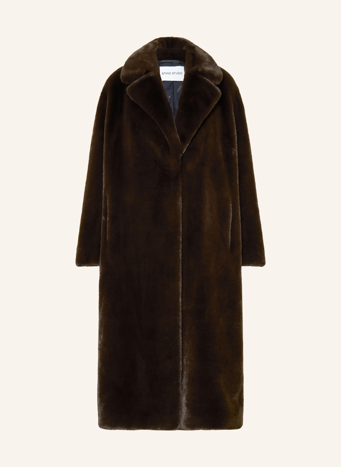 Stand Studio Kunstfell-Mantel Mira braun von STAND STUDIO