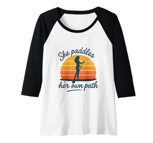 Damen She Paddle Her Stand up Paddle SUP Board Stand up Paddling Raglan Damen She Paddle Her Stand up Paddle SUP Board Stand up Paddling Raglan von STAND UP PADDLING SURFER SURFERGRIL STRAND BEACH
