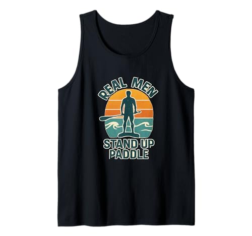Real Men Stand up Paddle SUP Board Stand up Paddling Tank Top von STAND UP PADDLING SURFER SURFERGRIL STRAND BEACH