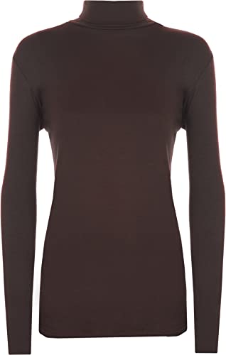 STAR FASHION Kinder Mädchen Jungen Rollkragen Top Einfarbig Rollkragen Langarm Tops Uni Größen 5/6 7/8 9/10 11/12 und 13 Jahre, braun, 9-10 Years STAR FASHION Kinder Mädchen Jungen Rollkragen Top Einfarbig Rollkragen Langarm Tops Uni Größen 5/6 7/8 9/10 11/12 und 13 Jahre, braun, 9-10 Years von STAR FASHION