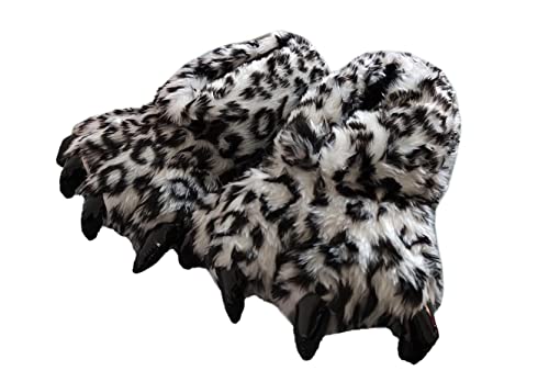 STAR FIRE Unisex Leopard Paw Hausschuhe Bärentatze Hausschuhe bequem warm (Leopard) von STAR FIRE