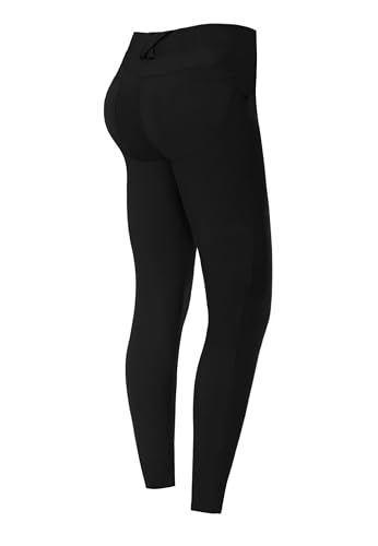 STARBILD Jeans Damen Stretch Slim Fit, High Waist Leggings Push Up, Jeggings Y2k Hose Skinny Mädchen, Push Up - Schwarz XL von STARBILD