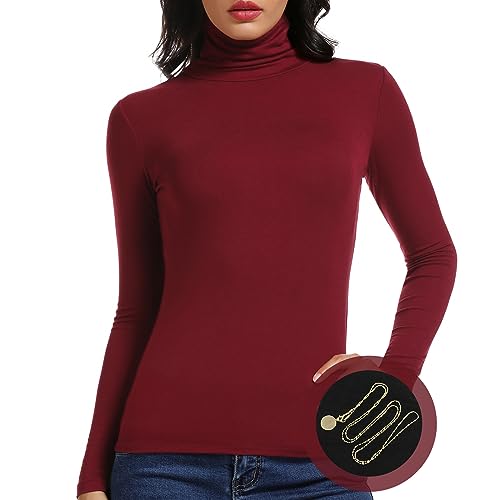 STARBILD Rollkragenshirt Damen Slim Fit Turtleneck Basic Pullover Long Sleeve von STARBILD
