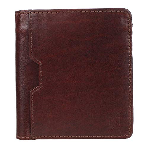 STARHIDE Braun Leder Geldbörse Herren Slim Bifold RFID Blocking Echtes Rindsleder Geldbörse 10cm x 11.4cm Kartenetui mit Münzfach STARHIDE Braun Leder Geldbörse Herren Slim Bifold RFID Blocking Echtes Rindsleder Geldbörse 10cm x 11.4cm Kartenetui mit Münzfach von STARHIDE