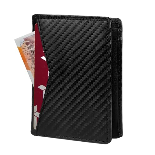 STARHIDE Ultradünnes Kartenetui aus Leder für Damen und Herren – RFID-Blockierung, kompaktes und stilvolles Design, hält bis zu 8 Karten – ideal für Reisen und den täglichen Gebrauch, hochwertige von STARHIDE